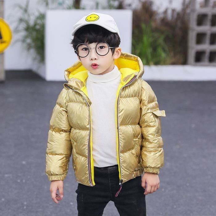 Doudoune Enfant Fille De 6 à 14 ans Chaude Hiver Epaisse avec Capuche  Mi-longue Couleur Unie Blanc - Cdiscount Prêt-à-Porter