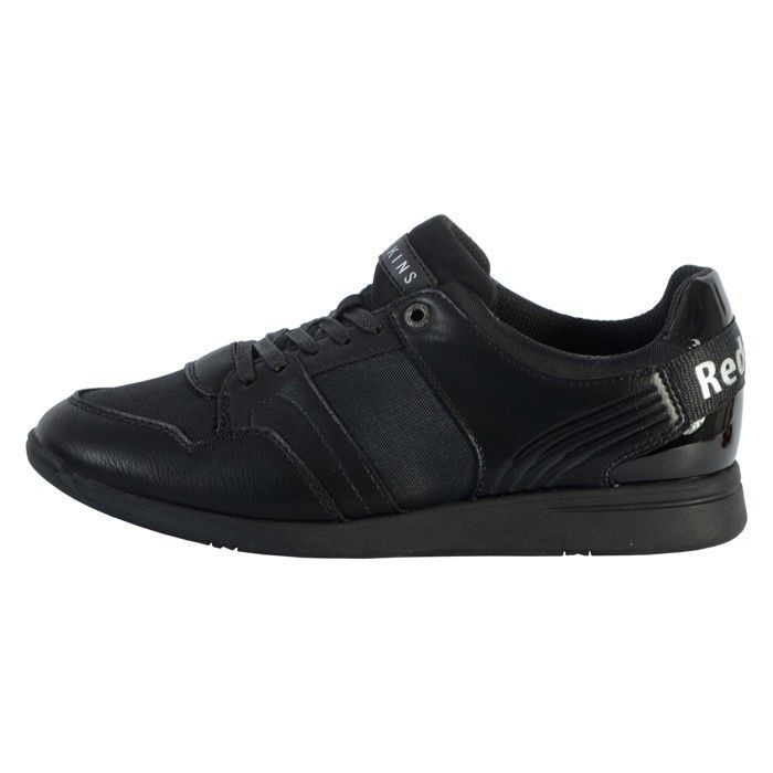Redskins Basket Cuir Redskins Laurier - Noir/Noir