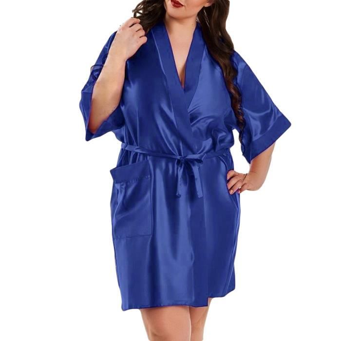 Robe de chambre taille plus femme 2025