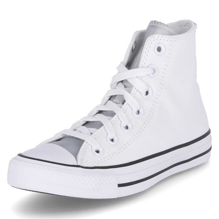 Converse blanche outlet lacet large