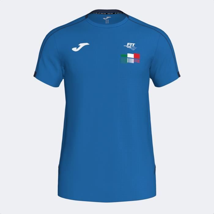 Maillot manches courtes Federation Italia tennis Joma bleu royal L Cdiscount Sport
