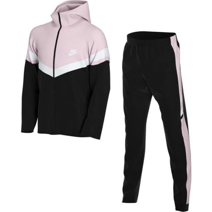 Ensemble de survêtement Nike SPORTSWEAR Junior - Noir, Rose, Blanc - Manches longues