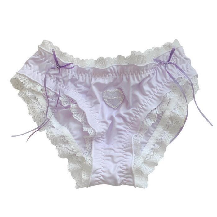 Culotte slip Jodimitty Culotte En Dentelle Mignonne Lolita Love Pour culotte-slip-jodimitty-culotte-en-dentelle-mignonne-lolita-love-pour
