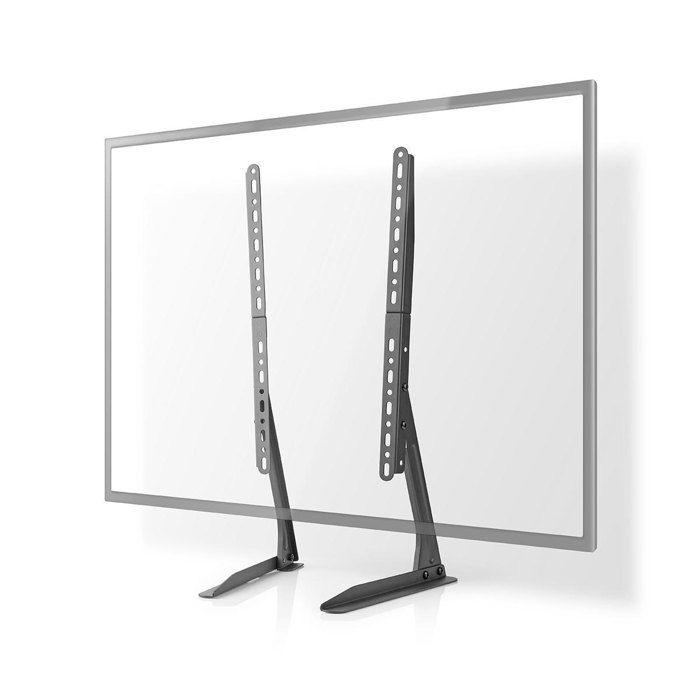 Nedis TV Stand 65 - Support de table et bureau pour téléviseur de 13 à 70 - Réglable en hauteur - Charge maximale 50 kg (
