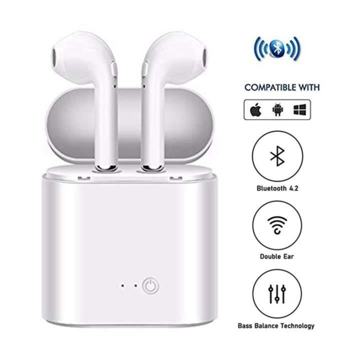Pour Samsung Galaxy A40 - Écouteurs Bluetooth Sans Fil Mains Libres Avec  Micro Bluetooth+Boîtier de charge-Oreillettes - Cdiscount TV Son Photo