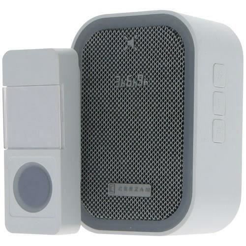 PROFILE CEEZAM Carillon sans fil avec flash set 18 mélodies 90DB - 200 m - Blanc