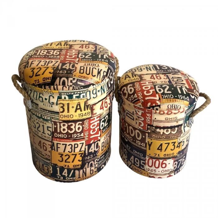 Poteries indiennes artisanales, en papier mâché et en fer