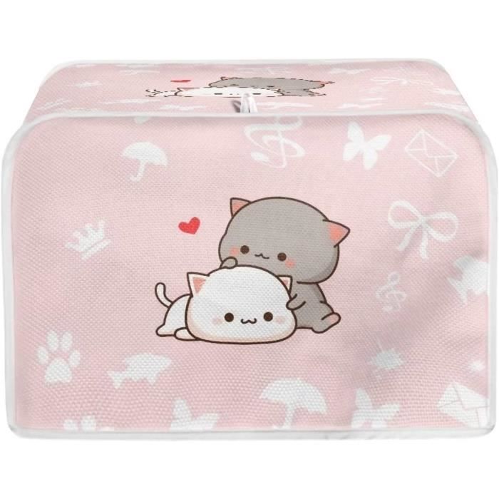 Kuiaobaty Housse De Grille-pain à 2 Tranches De Feuilles Tropicales Avec Crochet, Capuchons Anti-poussière Pour Grille-pain à Deux Tranches De Style Exotique