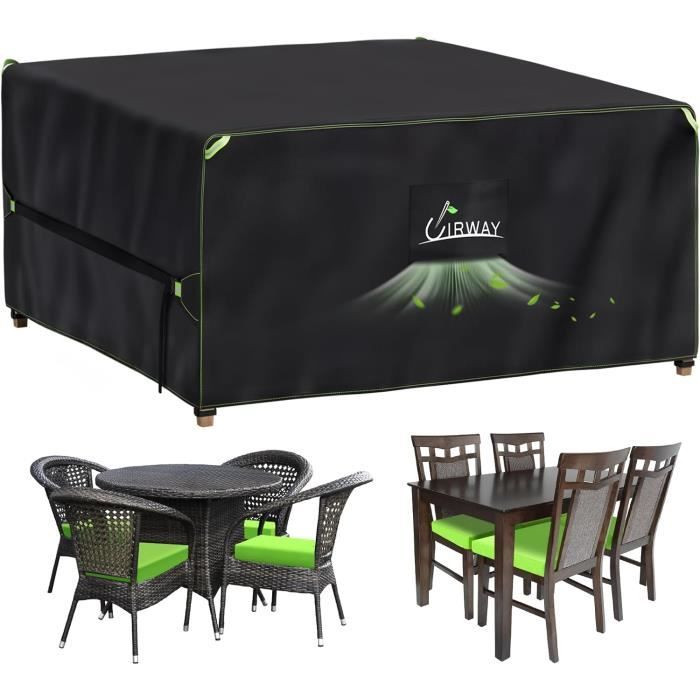 Housse De Transat Imperméable Et Anti-UV - Taille 210x75x80/40 Cm - Pour Salon De Jardin - Avec Sangles Et Sac De Rangement - 10