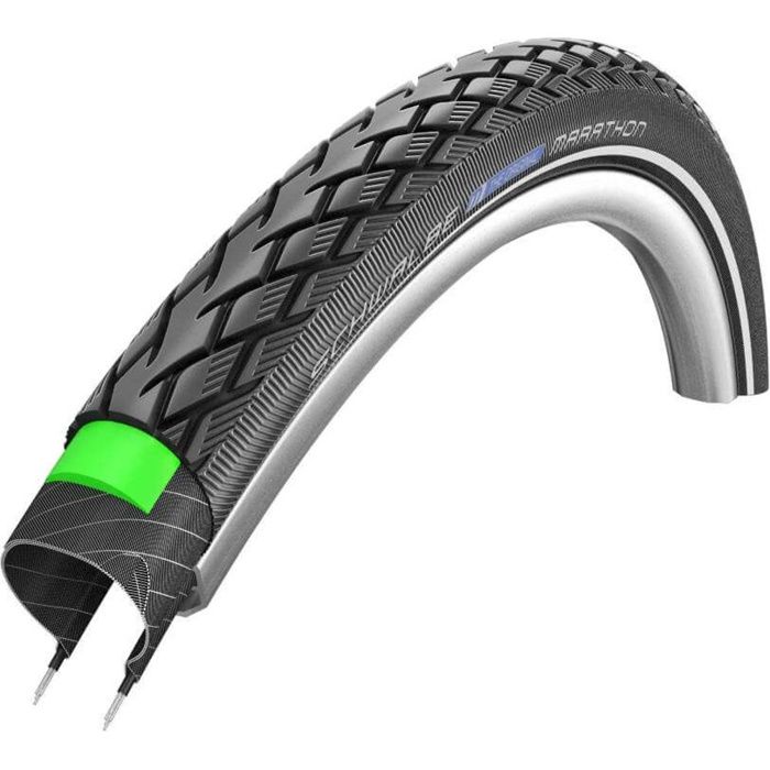 Pneu extérieur - SCHWALBE - Green Marathon - 26x1.75 - Noir - Anti-crevaison - Mixte
