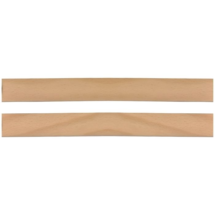 SCM Créations Lot De 3 Lattes Hêtre 90cm + 6 Embouts - Pour Sommier, Canapé Lit, BZ