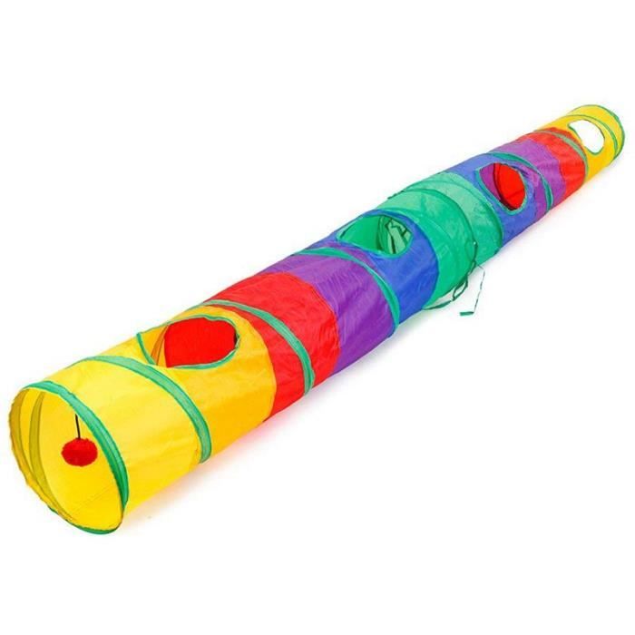 Meilleurs prix pour Chat Tunnel Pet Tube Pliable Jouet Jouet Intérieur Extérieur Kitty Chiot Jouets Pour Puzzle Exercer Cacher La Formation Cacher Et