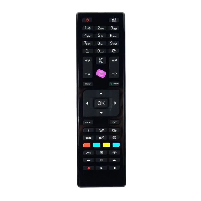 TéLéCommande RemplacéE RC4875 AdaptéE pour TV LED JVC Telefunken TE32182B301C10