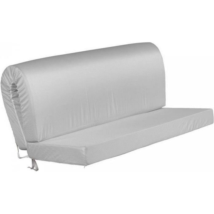Terre De Nuit - Matelas bz mousse haute densit&eacute; HD28 140x190 - Gris