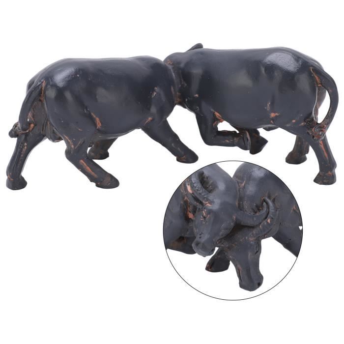Statue Taureau Et Ours - Décoration Bureau Ou Salon | Symbolise La Bourse Et La Finance | Cadeau Pour Investisseurs | Bronze