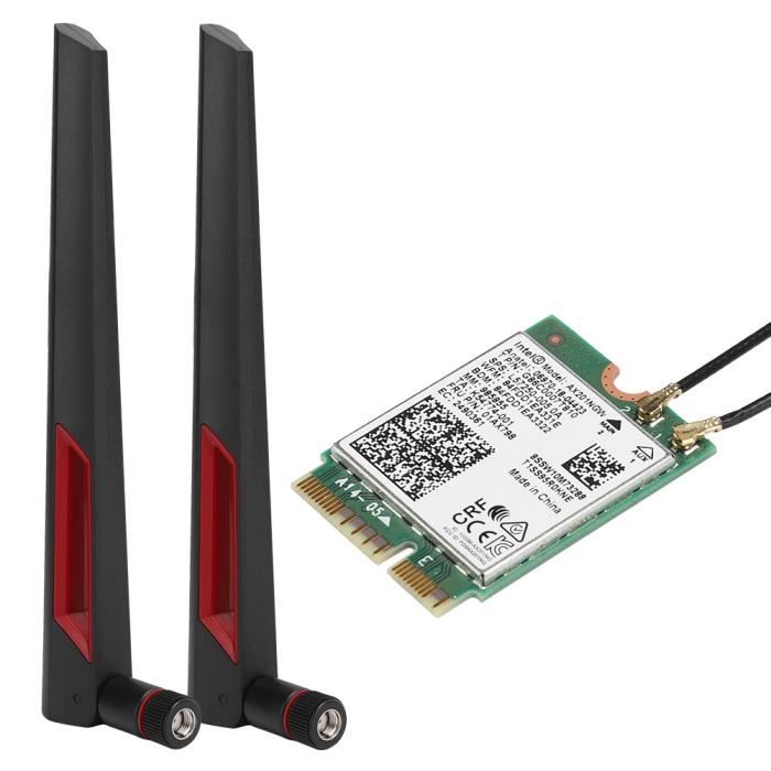 Carte réseau sans fil AX201NGW avec antenne WIFI double bande AC88u ...