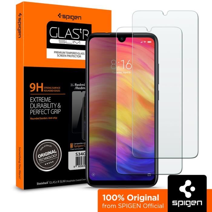 Spigen Verre Trempé Xiaomi Redmi Note 7 [Glas.tR SLIM
