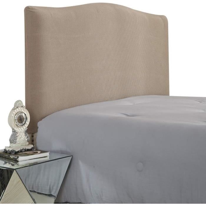 HORLSKI Housse De Tête De Lit En Velours Housse Élastique Pour Tête De Lit De Taille Simple Double King Queen Idéale Pour Ajouter Une Touche Décorative À La Chambre,Rose,220cm