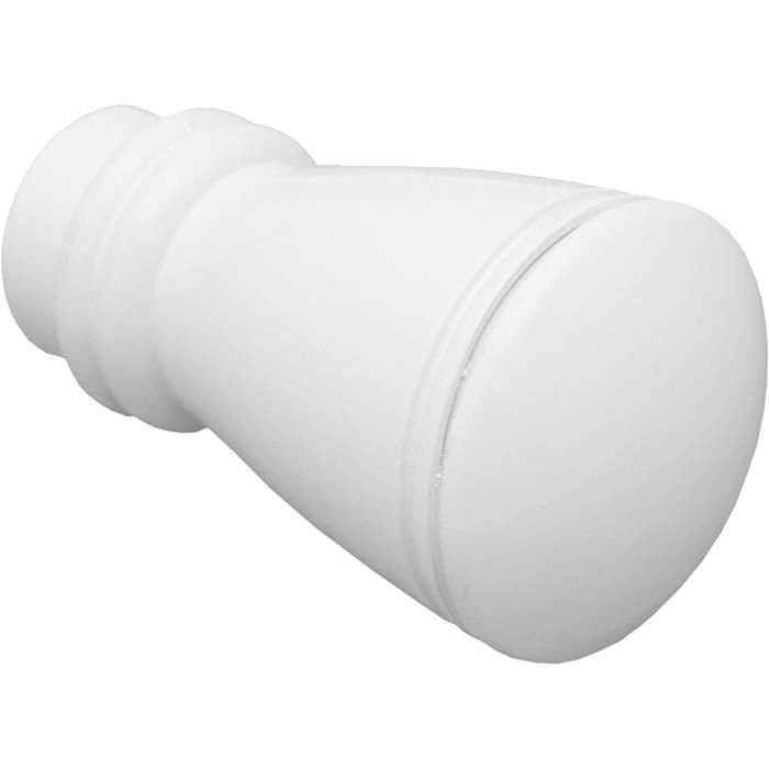 sourcing map Lot de 6 embouts de tringle à rideaux en plastique modernes pour tringles à rideaux de 26 à 28 mm de diamètre (noir sourcing map Lot de 6 embouts de tringle à rideaux en plastique modernes pour tringles à rideaux de 26 à 28 mm de diamètre (noir