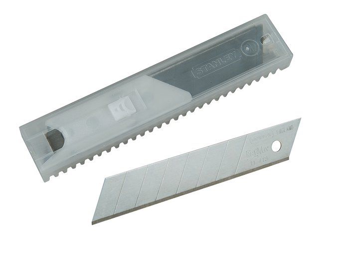 Stanley 10 lames sécables de cutter FATMAX 18mm - 2-11-718