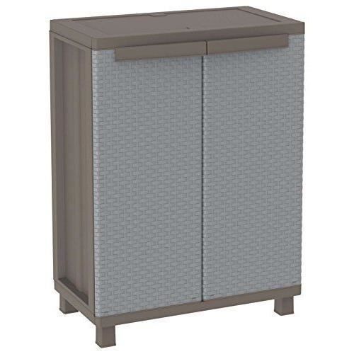 TERRY Armoire basse en plastique tuttopiani 1002818 Cdiscount Maison