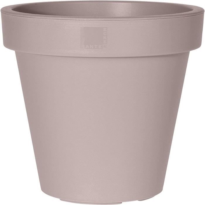 Jardinière Plastique XXL Anthracite Spetebo 80x33x33cm - Grand Bac à Fleurs Extérieur