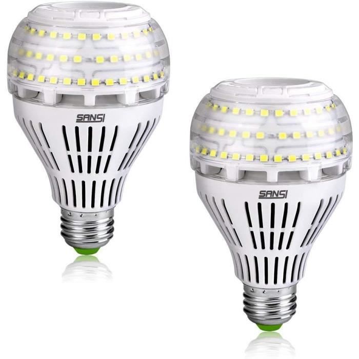 Ampoule Led E27 27W (250W Incandescence Équivalent), 4000 Lumens Lampe Ampoule  Led, Ampoules Basse Consommation Non-Dimmable [H737] - Cdiscount Maison