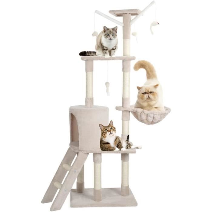Arbre À Chat À Plusieurs Étages 143 Cm Avec Plusieurs Arbres À Chat En ...