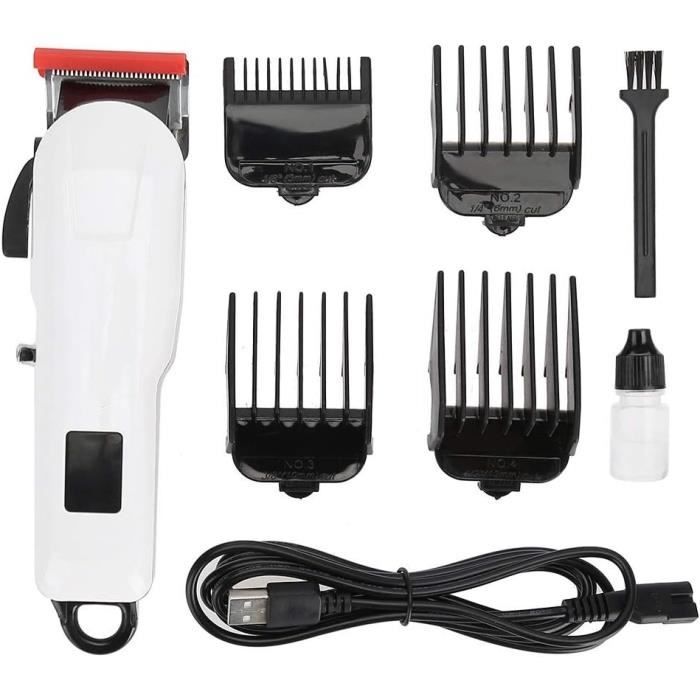 Tondeuse Sans Fil Rechargeable USB - Pour Cheveux, Barbe Et Corps, Tondeuse Trimmer