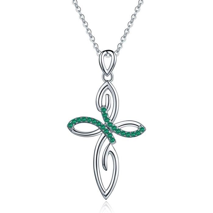 Collier Chaîne En Argent 925 Avec Pendentif Onyx Carré Noir - Longueur 41-45 Cm, Neuf Avec étiquettes