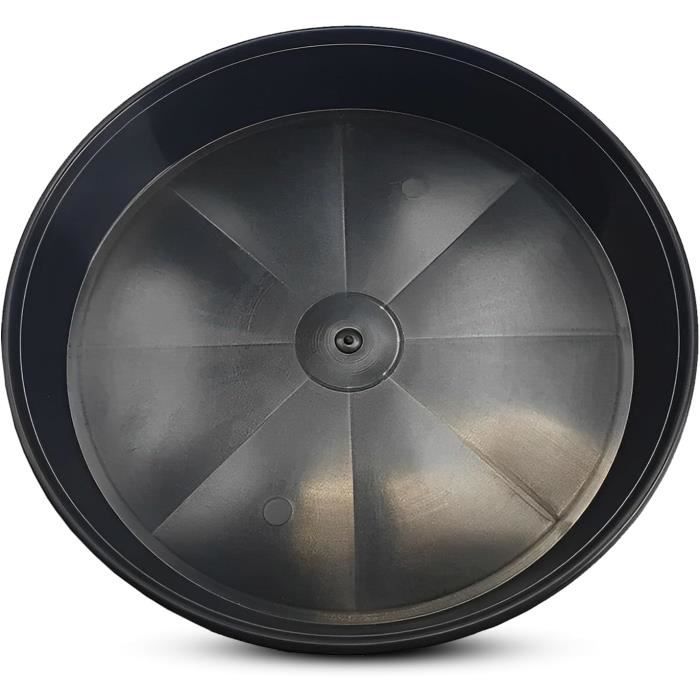 Lot De 10 Pots De Fleurs Plastique Colorés 14cm Avec Soucoupes - Idéal Intérieur Extérieur