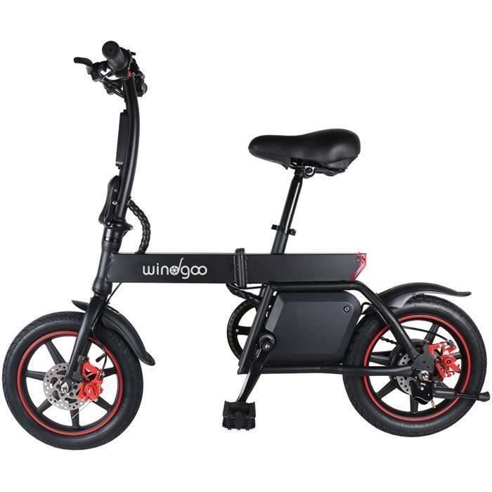 Vélo électrique WINDGOO - Pliable - 14 Pouces - Adulte - Batterie