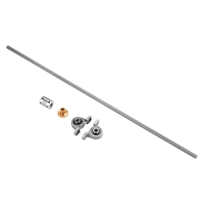 Vis Trapézoïdale T8 Et écrou Pour Imprimante 3D Ou CNC - Longueur Au Choix De 100 à 600 Mm