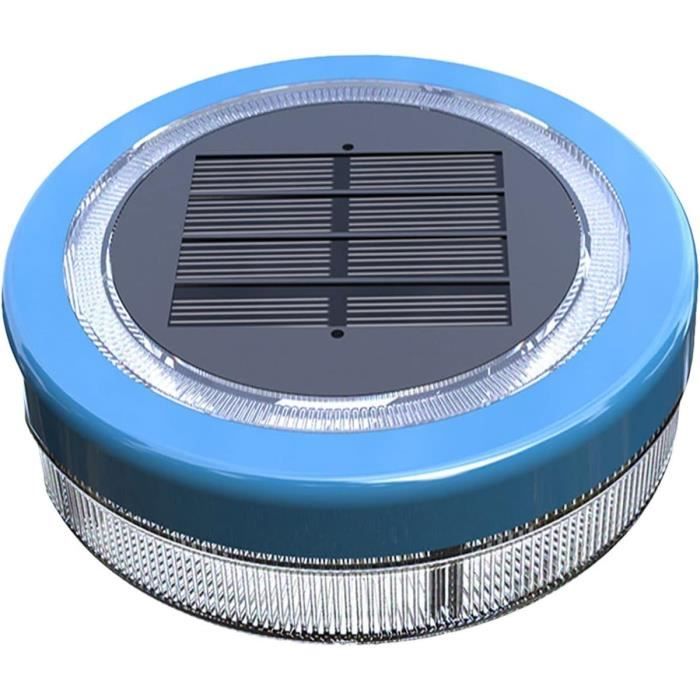 Lampe Solaire Flottante Pour Piscine – Distributeur De Produits Avec Éclairage LED, Réglable Pour Tablettes 1" Ou 3" - 3