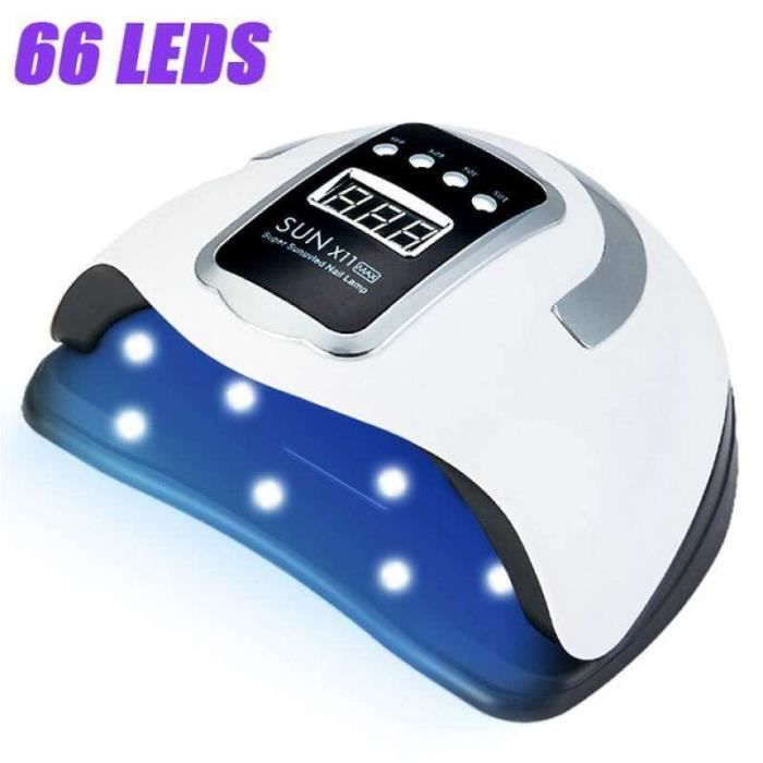 HT22096Lampe uv led ongle puissante à 66LED pour séchage du vernis à machine uv ongle,ongles
