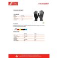 Nitras Nylotex 3520 Lot de 12 paires de gants de travail en nylon et latex Taille 8 - Nitras-1