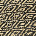 238NEUF Tapis de Salon Chambre Mode|Pailsson|Tapis De Sol Antidérapant Chindi tissé à la main Cuir Coton 160 x 230 cm Noir FRENCH DA-1