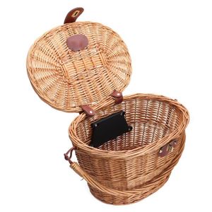 PROKTH Panier de Bicyclette Panier Velo Femme Panier Osier Velo Convient /à Toutes Sortes de v/élos Grande capacit/é 1PC