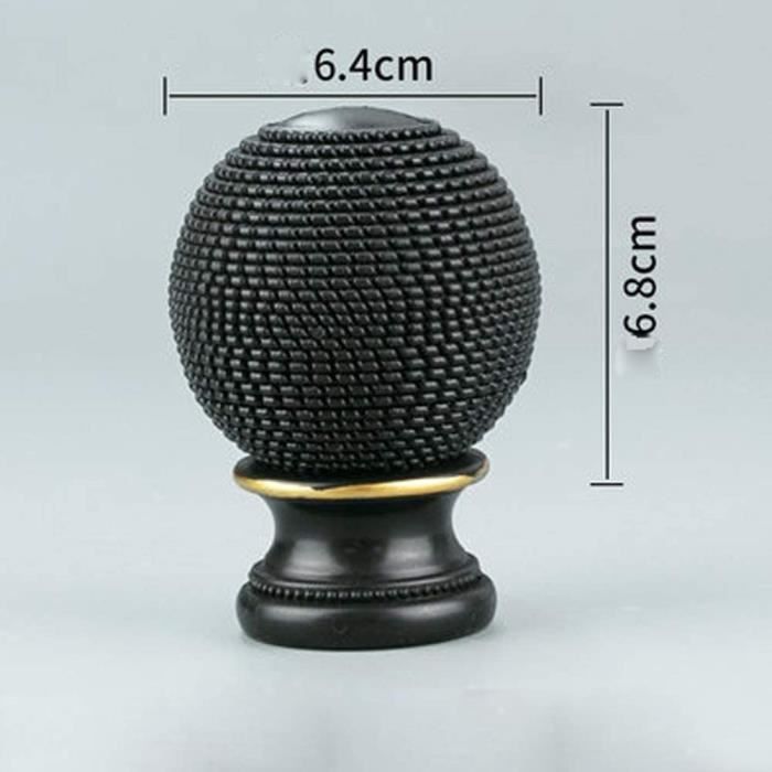 Lot De 2 Embouts Tringle (D28 Mm) Lino Bouchons Blanc Mat - Accessoire