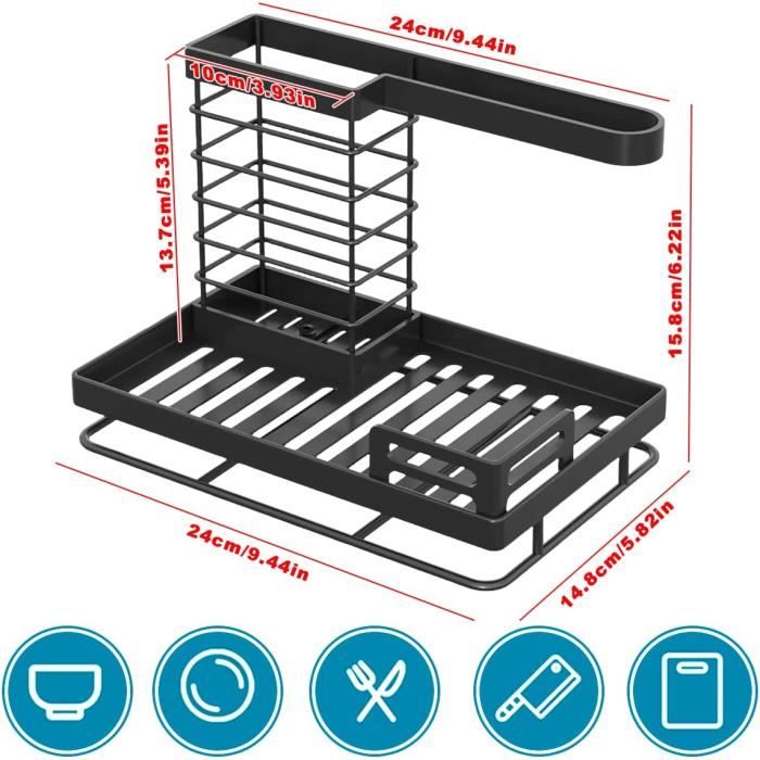 2X(PORTE-ÉPONGE POUR ÉVIER De Cuisine, Protections D'éVier Pour éVier