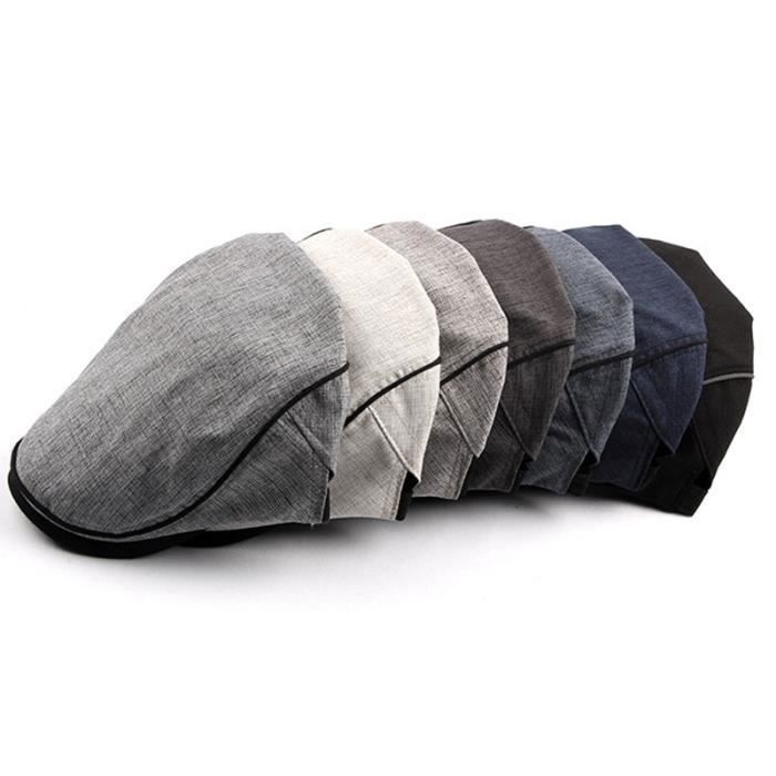 Béret Homme réglable Ivy Newsboy Cabbie Gatsby Golf Béret Newsie