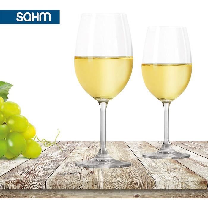 Verre à Vin Blanc - Verre a Vin Original 450ml - Lot de 6 Verres à