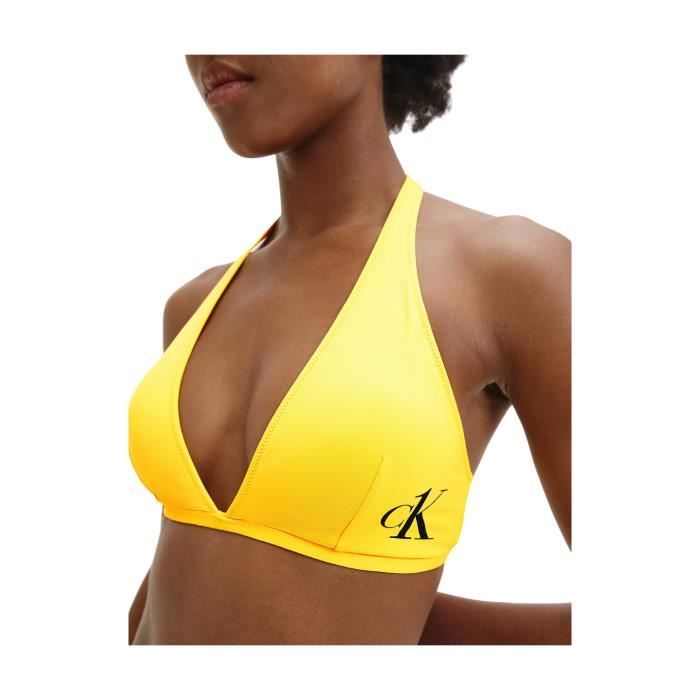 Maillot de bain calvin klein jaune 2025