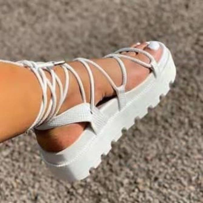 Sandales avec lacets best sale
