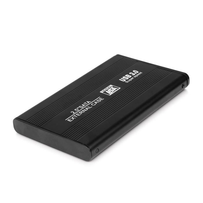 Boîtier externe USB 3.0 transparent disque dur 2.5 SATA (ECF-738323)