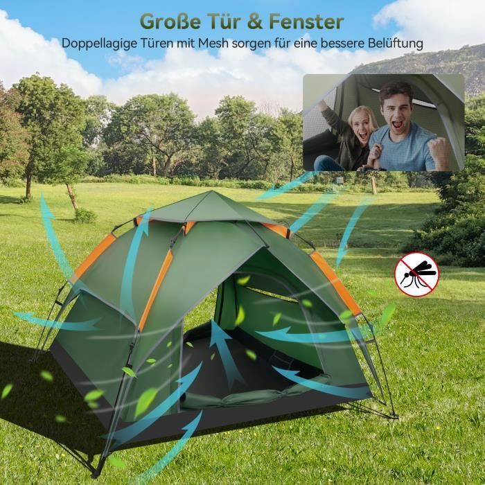 Tenda da Campeggio a Montaggio Rapido, Protezione UV, Impermeabile, a Cupola per Tenda da Campeggio a Montaggio Rapido, Protezione UV, Impermeabile, a Cupola per