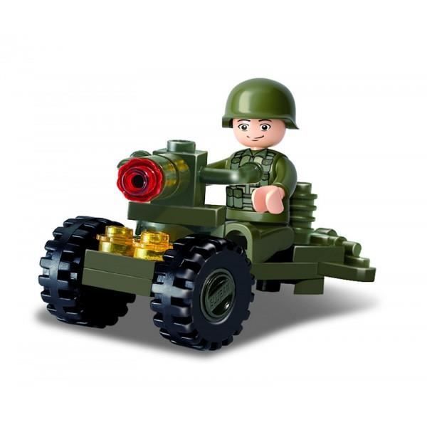 Briques Compatibles Lego - Construction - Armée - Le Soldat Et Son Quad -  Sluban - Cdiscount Jeux - Jouets