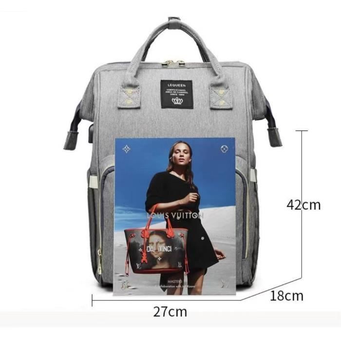 Sac Poussette Isotherme Hap Tim Sac à Langer Sac à Dos Grande