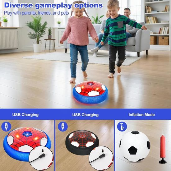 Kit de jouets de football flottant Air Power Soccer Disc Jeu de football en vol Kit de jouets de football flottant Air Power Soccer Disc Jeu de football en vol