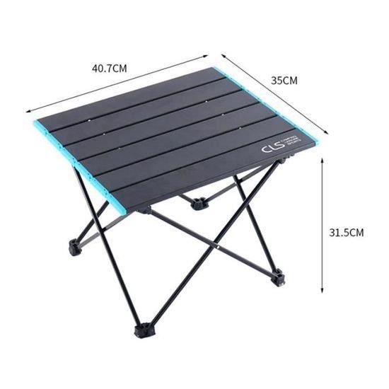 OEMG Table de camping pliante légère en alliage d'aluminium, petite table  extérieure de pique-nique de camping, équipement de plein - Cdiscount Sport